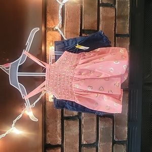 Cute Park Beach Kids  Jean short set.